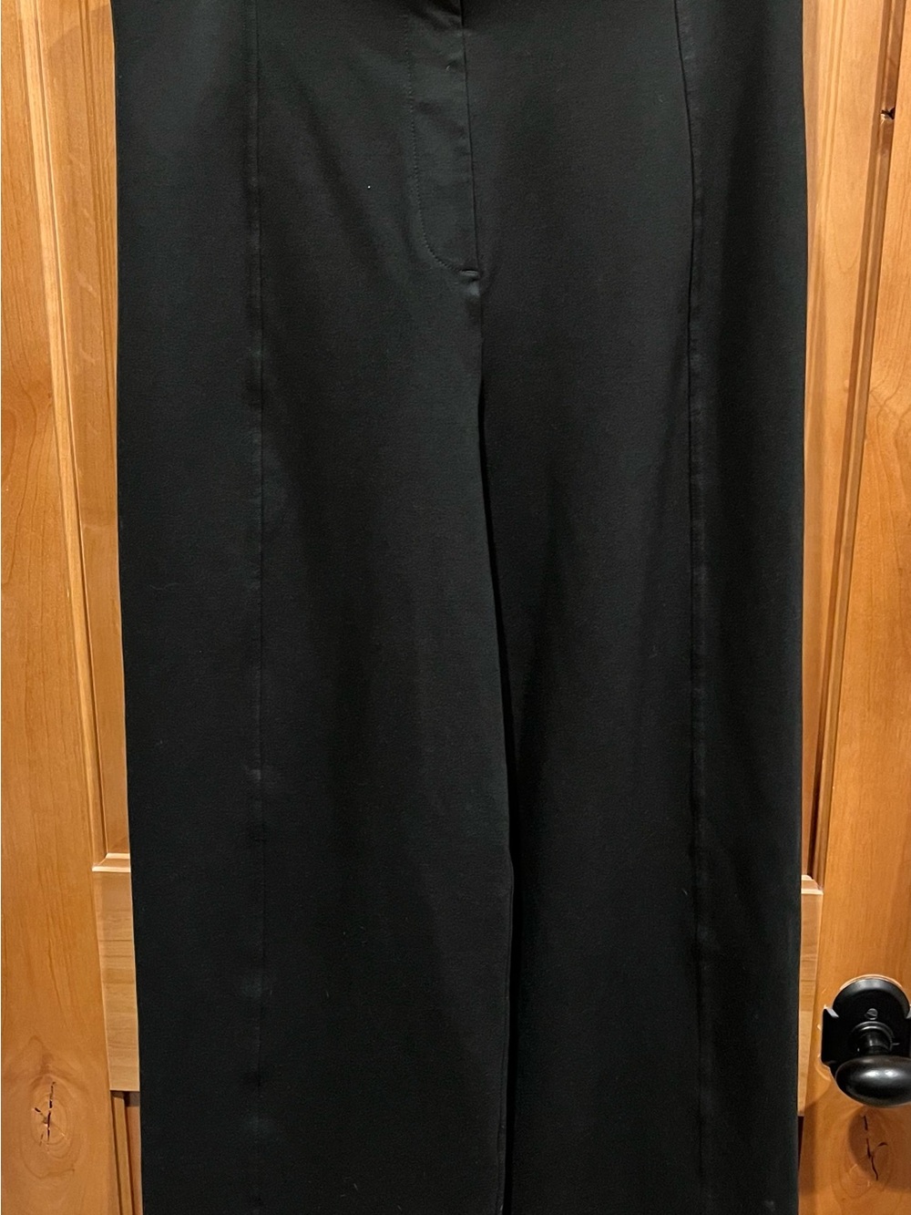 lululemon athletica Dark Green Pintuck Wide-Leg Pants